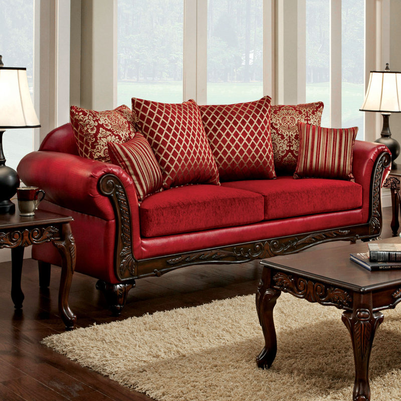 Astoria Grand Clayson Pillow Back Sofa Wayfair